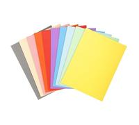 Exacompta - Réf. 420200E - Carton de 10 paquets de 50 chemises semi-rigides Forever® 170 g/m2 - chemises 100% recyclées et certifiées Ange Bleu - dim24 x 32 cm pour A4-10 couleurs assorties