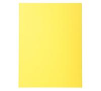 Exacompta - Réf. 420205E - Carton de 10 paquets de 50 chemises semi-rigides Forever® 170 g/m2 - chemises 100% recyclées et certifiées Ange Bleu - dimensions 24 x 32 cm pour format A4 - couleur jaune