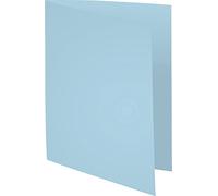 Exacompta - Réf. 421006E - Paquet de 100 chemises semi-rigides à bord décalé Forever® 170 g/m2 - chemises 100% recyclées et certifiées Ange Bleu - dimensions 24x32cm pour format A4 -couleur bleu clair