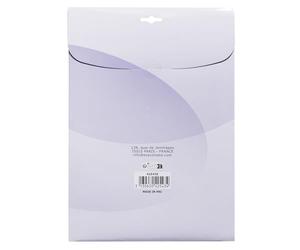 Exacompta - Réf. 42543E - Paquet de 25 plats translucides en PVC 20/100ème cristal lisse pour couvertures transparentes - permet de relier et de présenter des dossiers au format A4