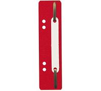 Exacompta Fixe-dossiers à lamelle Réf. 426003B – Paquet de 250 A4 double perforation 60/80 mm Rouge