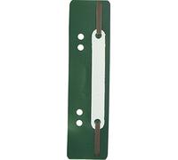 Exacompta - Réf. 426005B - Paquet de 250 fixe-dossiers à lamelle - Pour relier des documents perforés A4 - Double perforation 60 et 80 mm pour classeurs et classeurs à levier - Couleur vert