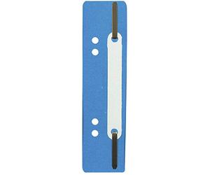 Exacompta - Réf. 426006B - Paquet de 250 fixe-dossiers à lamelle - Pour relier des documents perforés A4 - Double perforation 60 et 80 mm pour classeurs et classeurs à levier - Couleur bleu clair