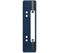 Exacompta - Réf. 426007B - Paquet de 250 fixe-dossiers à lamelle - Pour relier des documents perforés A4 - Double perforation 60 et 80 mm pour classeurs et classeurs à levier - Couleur bleu foncé