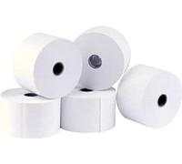 Exacompta - Réf. 43807E - Lot de 5 bobines pour tickets de caisse - largeur 80 mm x diamètre 72 mm - mandrin 12 mm - 1 pli thermique 48g/m² sans BpA - Métrage (+ ou - 2m) : 76 m - Blanc