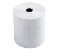 Exacompta - Réf. 43816E - Lot de 10 bobines pour tickets de caisse - largeur 80 mm x diamètre 72 mm - mandrin 12 mm - 1 pli thermique 48g/m² sans BpA - Métrage (+ ou - 2m) : 76 m - Blanc