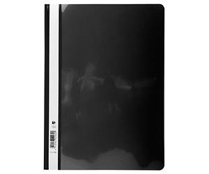 Exacompta - Réf. 439701B - Paquet de 25 Chemises de présentation à lamelles PVC standard - A4 Noir