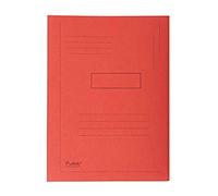 Exacompta - Réf. 445003E - Carton de 50 chemises imprimées avec 2 rabats Forever® 290 g/m² - chemises certifiées Ange Bleu - dimensions 24 x 32 cm pour documents format A4 - couleur rouge