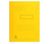 Exacompta - Réf. 445009E - Carton de 50 chemises imprimées avec 2 rabats Forever® 290 g/m² - chemises 100% recyclées et certifiées Ange Bleu - dimensions 24 x 32 cm pour format A4 - couleur jaune