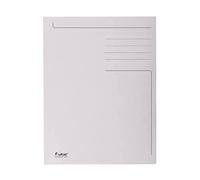 Exacompta Chemise 3 rabats sans élastique Forever en carte 280g - Gris