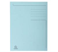 Exacompta Forever - Chemise À 3 Rabats - 2 Mm - Folio - Pour 200 Feuilles - Bleu Clair