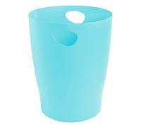 Exacompta - Réf. 45363D - 1 corbeille à papier, poubelle ECOBIN avec poignées - Volume 15 litres, adaptée au bureau comme en Home office - Dimensions 26,3 x 26,3 x 33,5 cm - couleur vert pastel