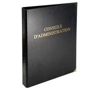 Exacompta Reliure registre 32x26 cm 4 anneaux + recharges 100 feuillets Conseils d'administration