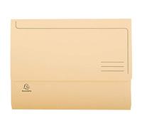 Exacompta Chemises poche SUPER 210 g/m² avec soufflet 32 mm 24x32 cm Pack 50 Pastel Bulle PEFC