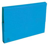 Exacompta - Réf. 47770E - Carton de 150 chemises Poche avec soufflet de 32 mm Forever® 290 g/m² - chemises 100% recy s et certifiées Ange Bleu - dim 24 x 32 cm - couleurs assorties