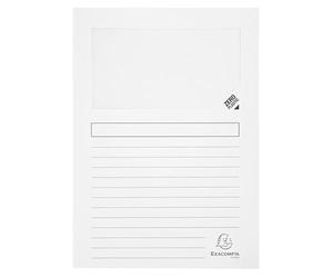 Exacompta - Réf. 50260E - Carton de 400 chemises à fenêtre Forever® 120 g/m² - couleurs pastel - chemises 100% recyclées et certifiées Ange Bleu - dim 22 x 31 cm - couleurs assorties