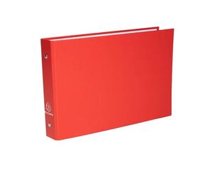 Exacompta - Réf. 51060E - Carton de 10 classeurs rigides pour fiches bristols équipés d'intercalaires réf.804E - 2 anneaux ronds 25 mm - Dos 40mm - Dimensions extérieures : 16,5x24cm - Assortis