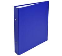 Exacompta - Réf. 51072E - Carton de 20 classeurs rigides PP - 2 anneaux ronds diamètre 25 mm - Dos 40 mm - Dimensions extérieures : 23x21 cm - Format à classer A5 - Coloris : bleu