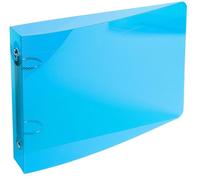 Classeur 10 X 15 Cm Crystal 2 Anneaux Dos 25 Mm Spécial Fiches