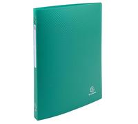 Classeur 4 anneaux plastifié Exacompta Budget A4 - Dos 2 cm - vert d'eau