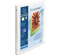 Classeur Exacompta personnalisable 4 annx polypro 32x25cm Opaque Dos 20mm Blanc Blanc G