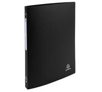 Exacompta - Réf. 51191E - Carton de 20 classeurs souples avec étiquette OPAK - 4 anneaux ronds 15 mm - Dos 20 mm - Dimensions extérieures : 32 x 25 cm - Format à classer A4 - Noir