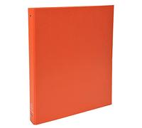 Exacompta - réf. 51374SE - 1 Classeur rigide rembordé PP - 4 anneaux ronds diamètre 30 mm - Dos 40 mm - Dimensions extérieures : 32 x 26 cm - Format à classer A4 - Coloris : orange