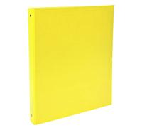 Exacompta - réf. 51379E - 1 Classeur rigide rembordé PP - 4 anneaux ronds diamètre 30 mm - Dos 40 mm - Dimensions extérieures : 32 x 26 cm - Format à classer A4 - Coloris : jaune