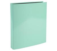 Exacompta - Réf. 51563E - 1 Classeur rigide Aquarel 4 anneaux en D - Diamètre 25 mm - Dos de 4 cm - Dimensions extérieures 31,5x 27 cm - format à classer A4 - Coloris vert pastel