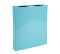 Exacompta - Réf. 51572E - 1 Classeur rigide Aquarel 4 anneaux en D - Diamètre 25 mm - Dos de 4 cm - Dimensions extérieures 31,5 x 27 cm - format à classer A4 - Coloris bleu pastel