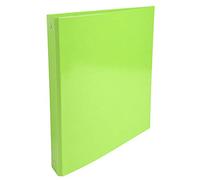 Exacompta - réf. 519297E - Carton de 10 classeurs rigides Iderama - 4 anneaux ronds diamètre 30 mm - Dos 40 mm - Dimensions extérieures : 32 x 26 cm - Format à classer A4 - Coloris : vert anis