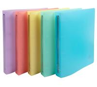 Exacompta - Réf. 51970E - Carton de 15 classeurs Chromaline - 4 anneaux ronds diamètre 30 mm - Dos 40 mm - Dimensions extérieures : 32 x 26,8 cm - Format à classer A4 maxi - Assortis