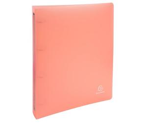Exacompta - Réf. 51977E - Carton de 15 classeurs Chromaline - 4 anneaux ronds diamètre 30 mm - Dos 40 mm - Dimensions 32 x 26,8 cm - Format à classer A4 Maxi - Corail