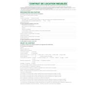 Exacompta - Réf. 51E - Paquet de 50 feuilles Contrat de location pour locaux meublés utilisées dans les dossiers réf. 49E et 62E - Conforme au contrat type obligatoire ainsi qu'à la loi CLIMAT