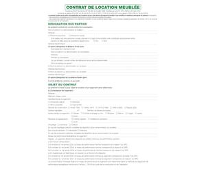 Exacompta - Réf. 51E - Paquet de 50 feuilles Contrat de location pour locaux meublés utilisées dans les dossiers réf. 49E et 62E - Conforme au contrat type obligatoire ainsi qu'à la loi CLIMAT
