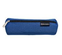 Exacompta - Réf. 52530E - 1 trousse ronde MESH - en tissu mesh effet sportswear - doublée de polyester - dim 22 x 8 cm - 4 couleurs aléatoires bleu, gris, rouge ou vert