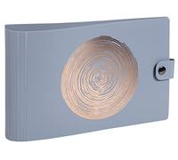 Exacompta - Réf. 52990E - 1 classeur semi-rigide PP Ellipse - 2 anneaux ronds diam.30 mm - Dimensions extérieures : 16 x 26,5 cm - Pour classer des fiches bristols - 3 couleurs aléatoires