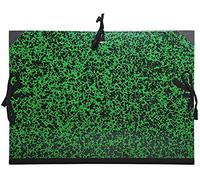 Exacompta - Réf. 531100E - Lot de 10 cartons à dessin Annonay - avec rubans tissu - dos et coins toilés - dimensions 26 x 33 cm - formats à classer A4 et 240 x 320 mm - couleur vert