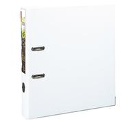 Exacompta - Réf. 53148E - 1 Classeur à levier A4 MAXI Prem'Touch - Dos 50 mm - Mécanique 55 mm - Dimensions extérieures : 32 x 30 x 5 cm - Format à classer A4 maxi - Coloris : Blanc