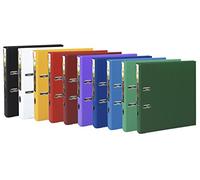 Exacompta - Classeur à levier A4 Maxi Prem'Touch réf. 53154E - Dos 50 mm - Carton 10 couleurs