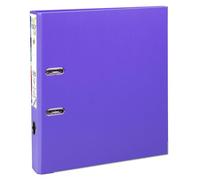 Exacompta - Réf. 53157E - Carton de 10 classeurs à levier A4 MAXI Prem'Touch - Dos 50 mm - Mécanique 55 mm - Dimensions extérieures : 32 x 30 x 5 cm - Format à classer A4 maxi - Coloris : Violine