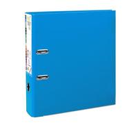 Exacompta - Réf. 53302E - Carton de 10 classeurs à levier A4 MAXI Prem'Touch - Dos 80 mm - Mécanique 80 mm - Dimensions extérieures : 32 x 30 x 8 cm - Format à classer A4 Maxi - Coloris : Bleu clair