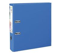 Exacompta - 10 X Classeur ? Levier Prem'touch Int?Rieur Et Ext?Rieur En Polypropyl?Ne - Dos 80mm - A4 Maxi - Bleu
