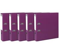 EXACOMPTA Classeur à levier Premium, A4, 80 mm, fuchsia G