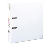 Exacompta - Réf. 53348E - Carton de 10 classeurs à levier A4 MAXI Prem'Touch - Dos 80 mm - Mécanique 80 mm - Dimensions extérieures : 32 x 30 x 8 cm - Format à classer A4 Maxi - Coloris : Blanc