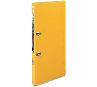 Exacompta - Réf. 53349E - 1 classeur à levier A4 MAXI Prem'Touch - Dos de 80 mm - Mécanique 80 mm - Dimensions extérieures : 32 x 30 x 8 cm - Format à classer A4 Maxi - Coloris : Jaune