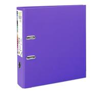 Exacompta - Réf. 53357E - Carton de 10 classeurs à levier A4 MAXI Prem'Touch - Dos 80 mm - Mécanique 80 mm - Dimensions extérieures : 32 x 30 x 8 cm - Format à classer A4 Maxi - Coloris : Violine