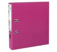 Exacompta - Réf. 53359E - Carton de 10 classeurs à levier A4 MAXI Prem'Touch - Dos 80 mm - Mécanique 80 mm - Dimensions extérieures : 32 x 30 x 8 cm - Format à classer A4 Maxi - Coloris : Framboise