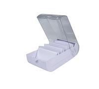 Exacompta Learning box BUNNYBOX A8 Aquarel – mauve/cristal – 650 cartes – carton de 8