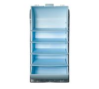 Exacompta - Réf. 5339623D - Carton de 8 Learning box BUNNYBOX A8 Aquarel - dimensions 19,5x10x6,2 cm - capacité jusqu'à 650 cartes au format A8-4 couleurs assorties